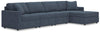 Sala Modular con Chaise Longue ModMax 4 Piezas