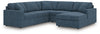 Sala Modular con Chaise Longue ModMax 5 Piezas