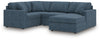 Sala Modular con Chaise Longue ModMax 4 Piezas