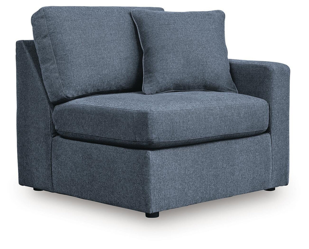 Sala Modular con Chaise Longue ModMax 4 Piezas Tinta – vista en ángulo 3