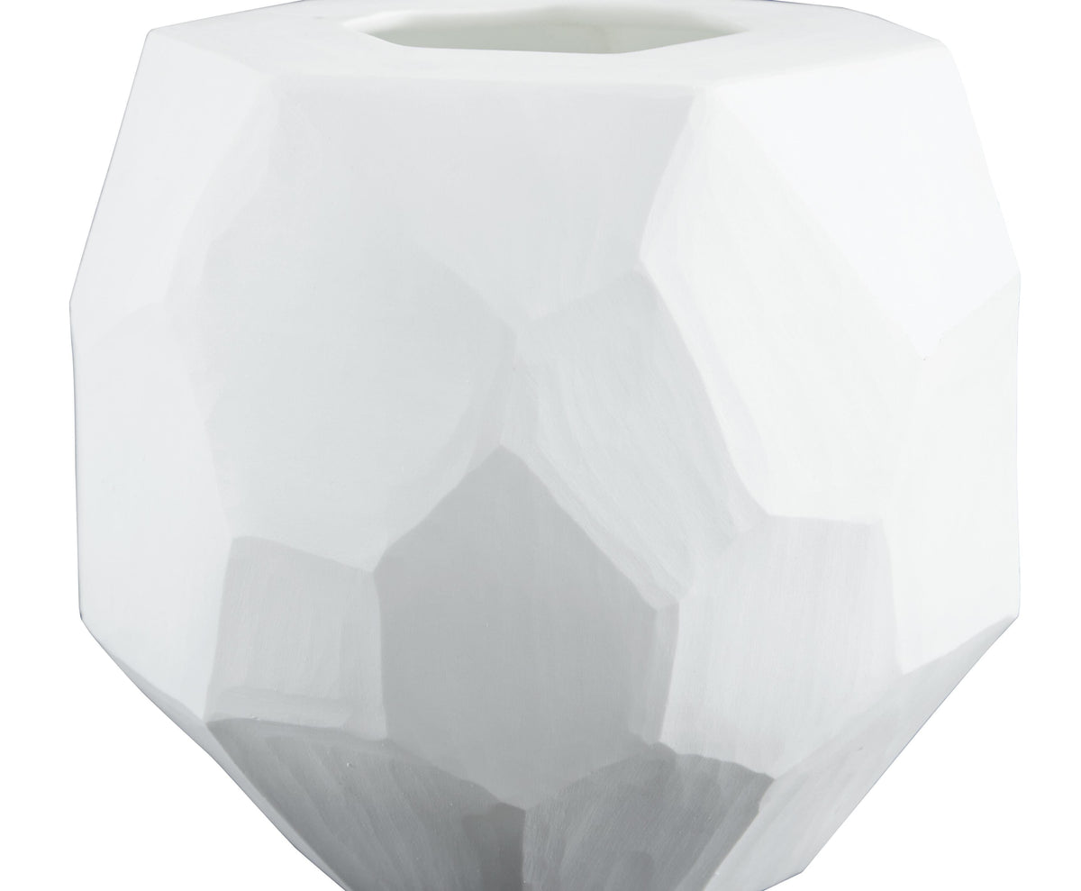 Florero Karenton Blanco 18 cm – detalle de tela o acabado 2