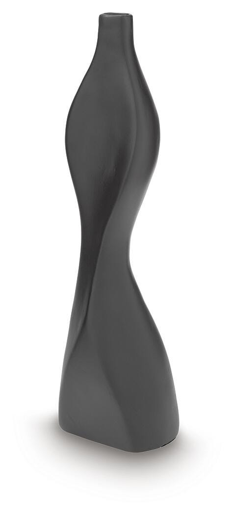 Florero Judsen Negro 46 cm – detalle 1