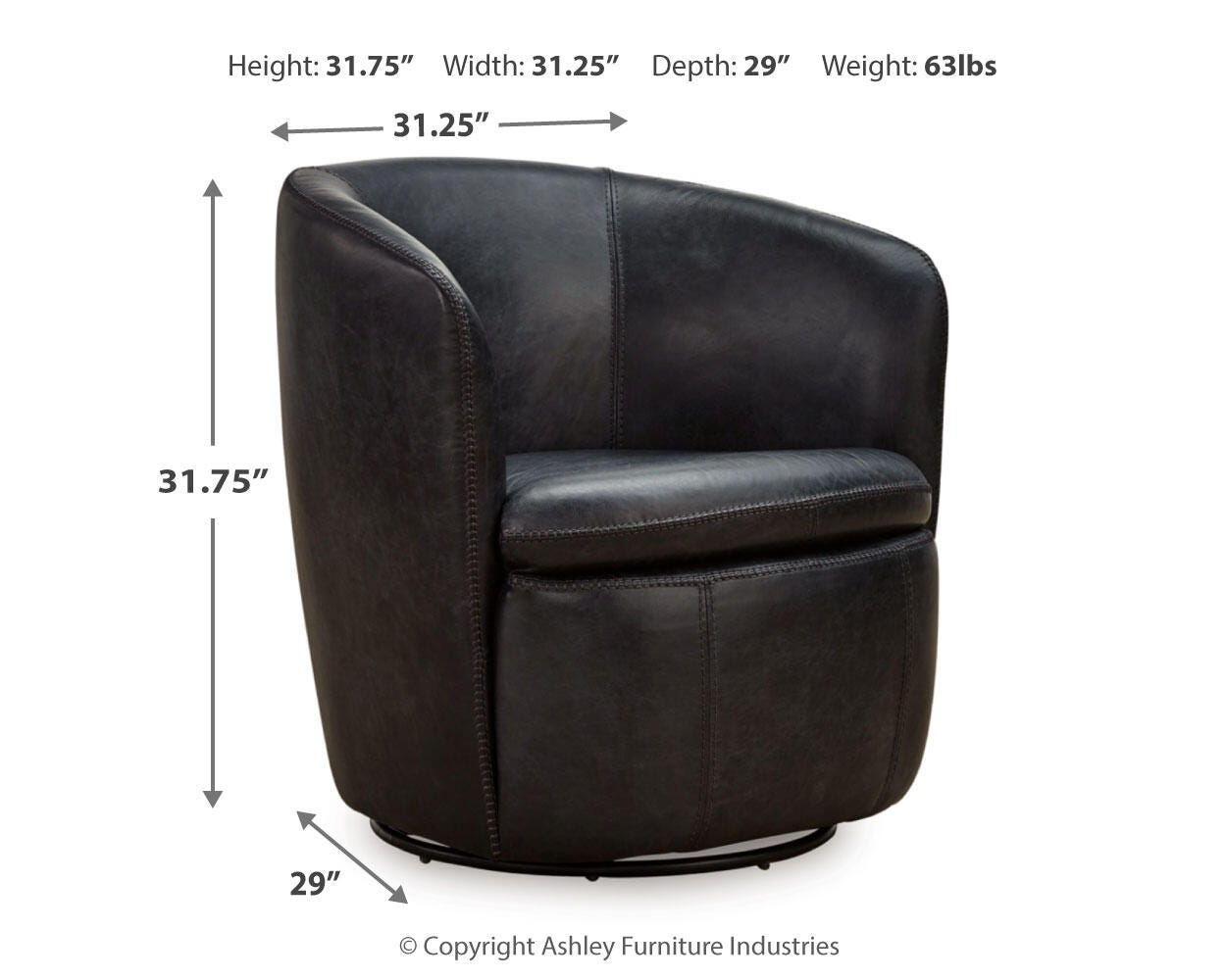 Silla de Acento Giratoria Kierreys