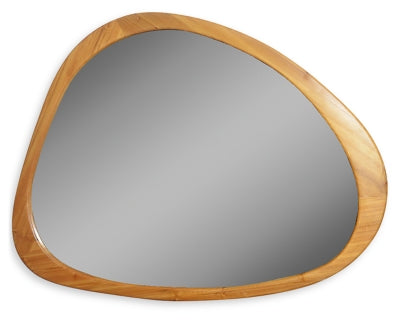 Espejo Decorativo Amarillo – vista frontal