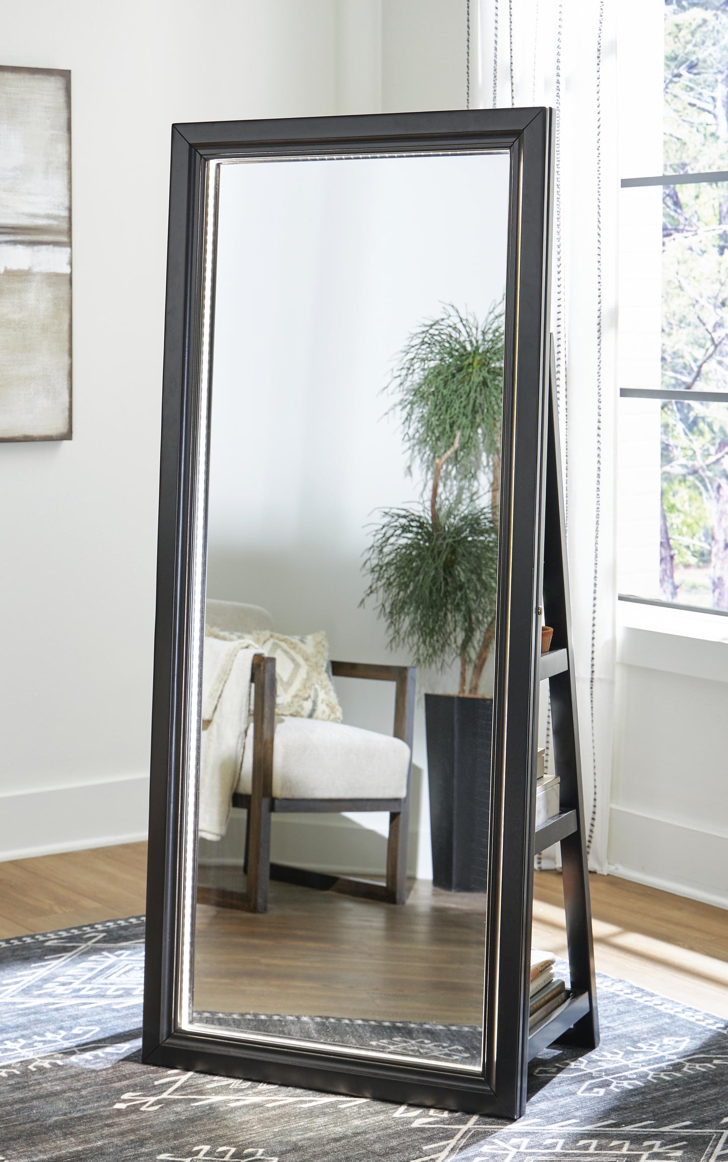 Floor Standing Espejo/Almacenamiento Evesen