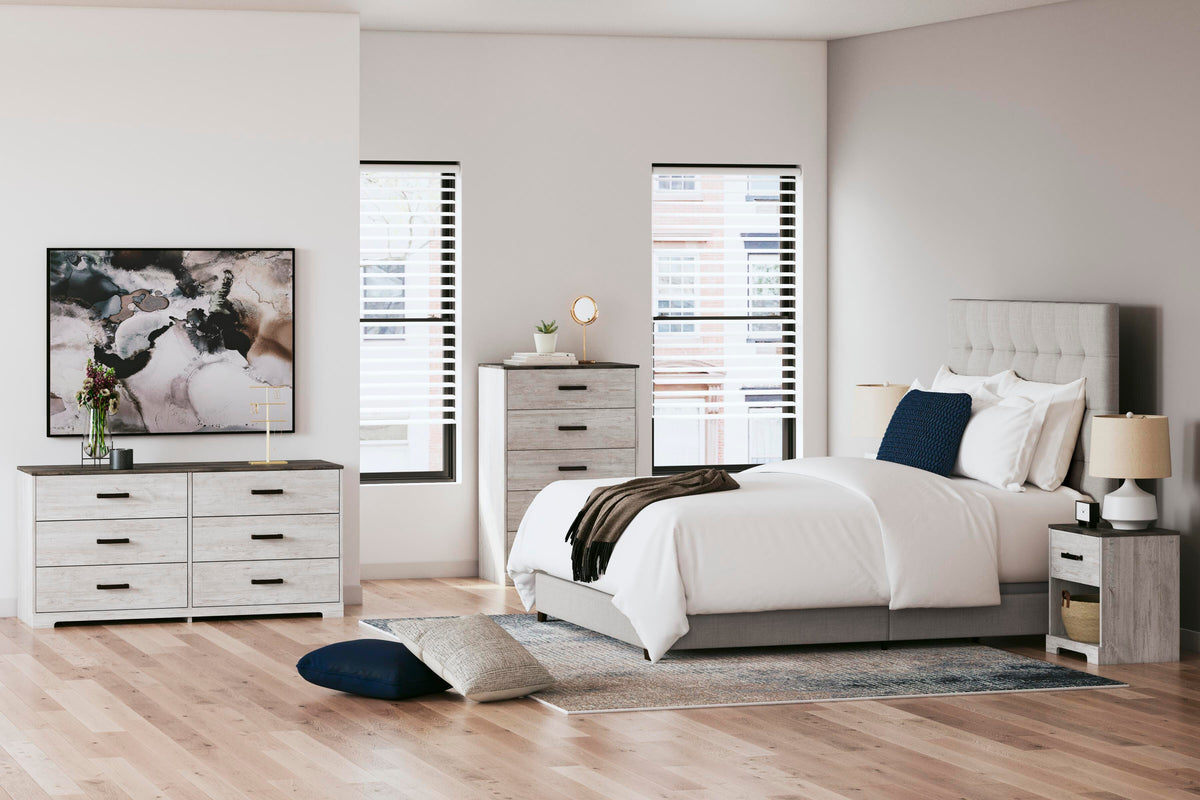 Cama Tapizada Dolante Queen Americana Beige 154 cm – en ambiente