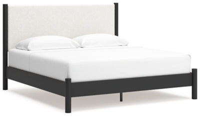 Cama de Panel Tapizada King Cadmori