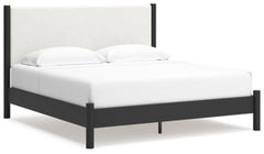 Cama de Panel Tapizada King Cadmori