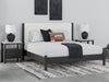 Cama de Panel Tapizada King Cadmori