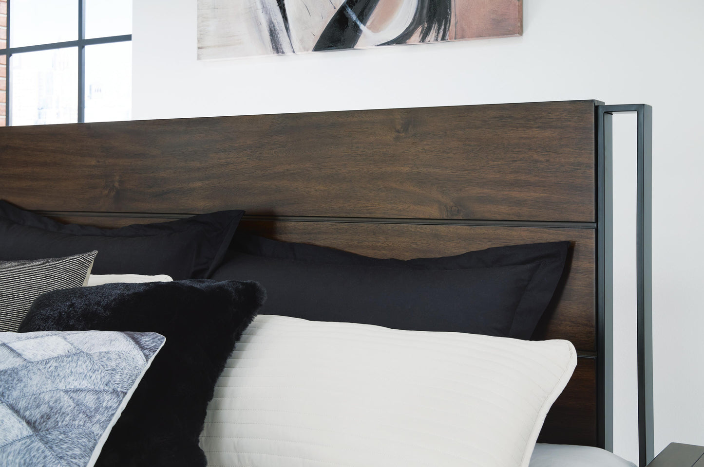 Cama de Panel Queen Zumbado