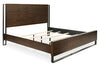King/California King Cabecera de Panel/Piecero/Rieles Zumbado