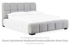 Americana Cabecera Tapizada/Pie de Cama/Tablero Bunkie Queen Jesstean