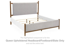 Americana Cabecera Tapizada/Pie de Cama/Listones Queen Lyncott