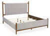 Americana Cabecera Tapizada/Pie de Cama/Listones Queen Lyncott