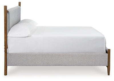 Cama Tapizada de Panel Queen Lyncott