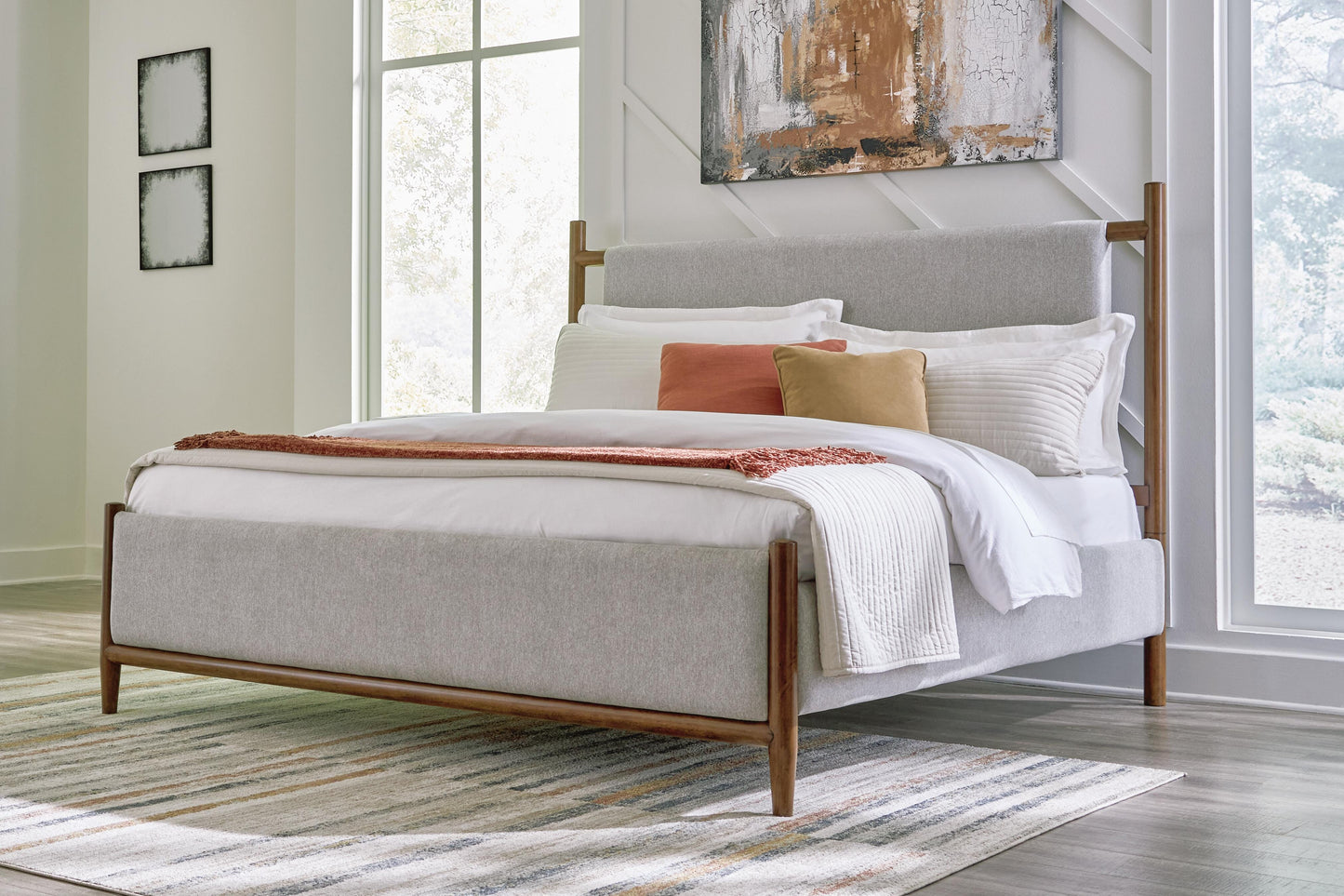 Cama Tapizada King Lyncott