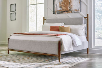 Americana/California King Cabecera Tapizada/Pie de Cama/Listones King Lyncott