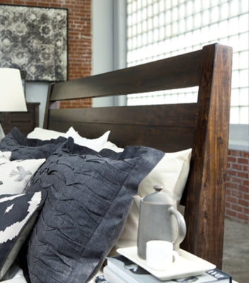 Cama de Panel King Americana Starmore Café 140 cm – detalle 4
