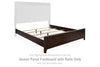 Cabecera Queen de Panel con Piecero y Rieles Korestone