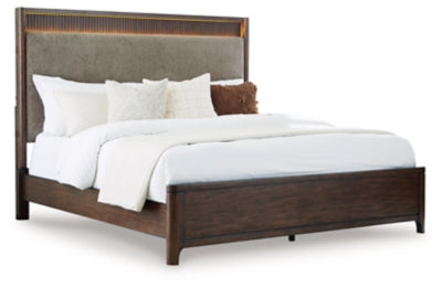 Cama de Panel Tapizada Queen Korestone