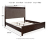 Cama de Panel Tapizada King Korestone