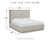 Cama Tapizada Queen Hennington