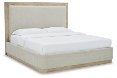 Cama Tapizada Queen Hennington