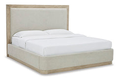Cabecera Queen Tapizado con Piecero y Rieles Hennington