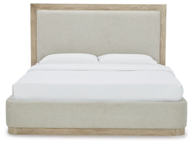 Cama Tapizada Queen Hennington