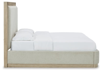Cama Tapizada Queen Hennington