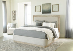Cama Tapizada Queen Hennington