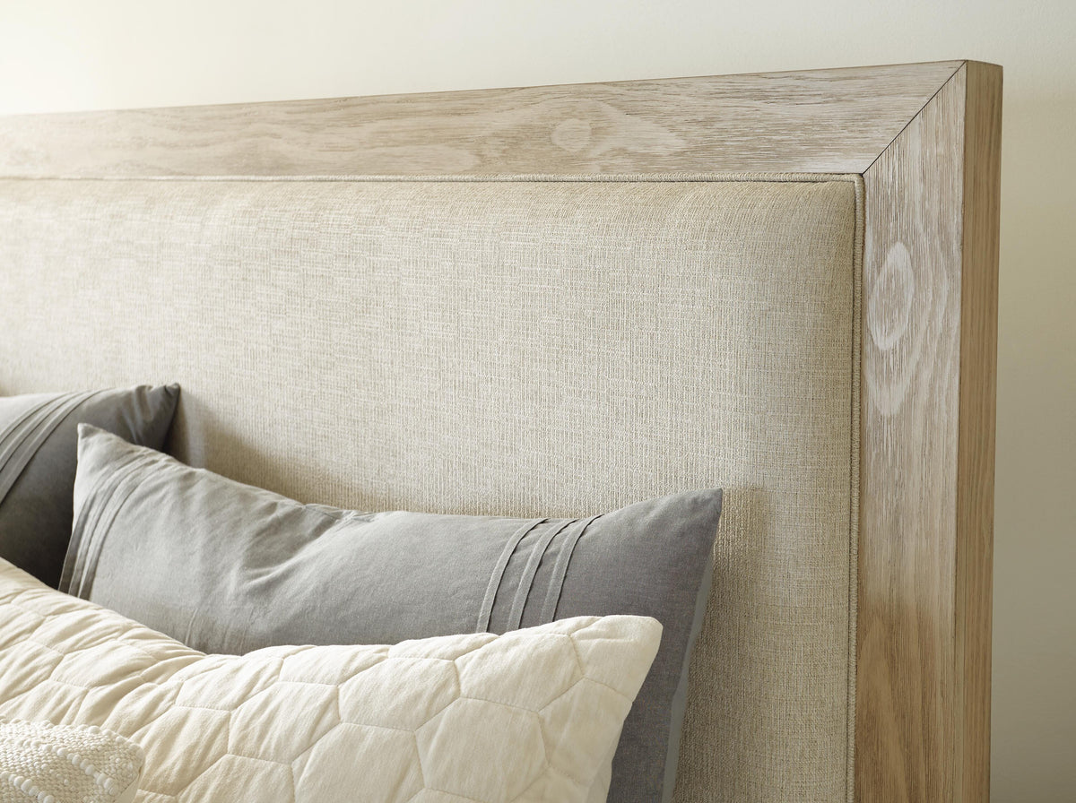 Cama Tapizada Hennington King Americana Bisque – detalle 5
