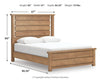 Cama de Panel Queen Kristiland