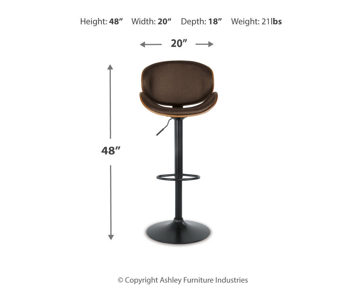 Banqueta de Bar Altura Ajustable Bellatier