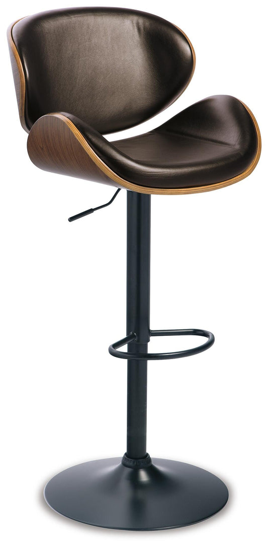 Silla de Bar Altura Ajustable Bellatier Café – vista frontal