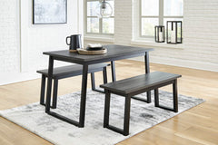 Mesa de Comedor and Benches Garvine
