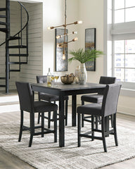 Mesa de Comedor a Altura de Barra and Bar Stools Garvine