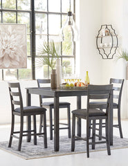 Mesa de Comedor Altura Desayunador y Bar Taburetes Bridson
