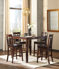 Mesa de Comedor Altura Desayunador y Bar Taburetes Bennox