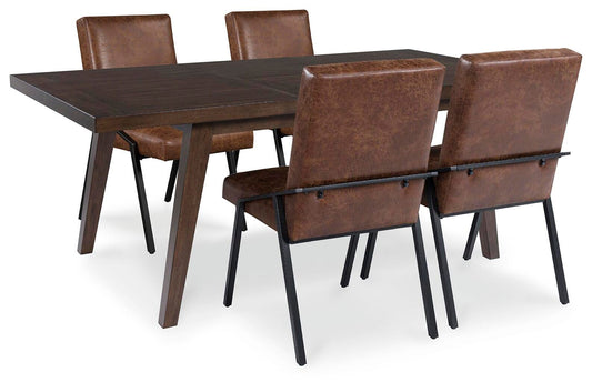 Mesa de Comedor y 4 Sillas Zumbado