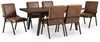 Mesa de Comedor y 6 Sillas Zumbado