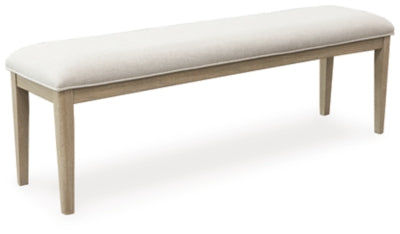 56" Tapizado Banca de Comedor Vallardia