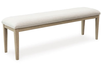 56" Tapizado Banca de Comedor Vallardia