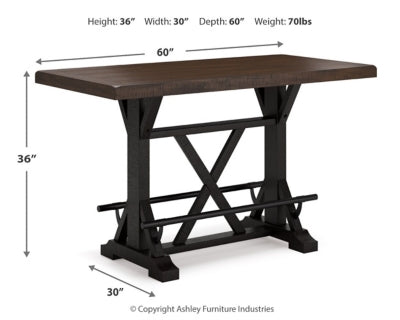Mesa de Comedor Altura Desayunador Valebeck