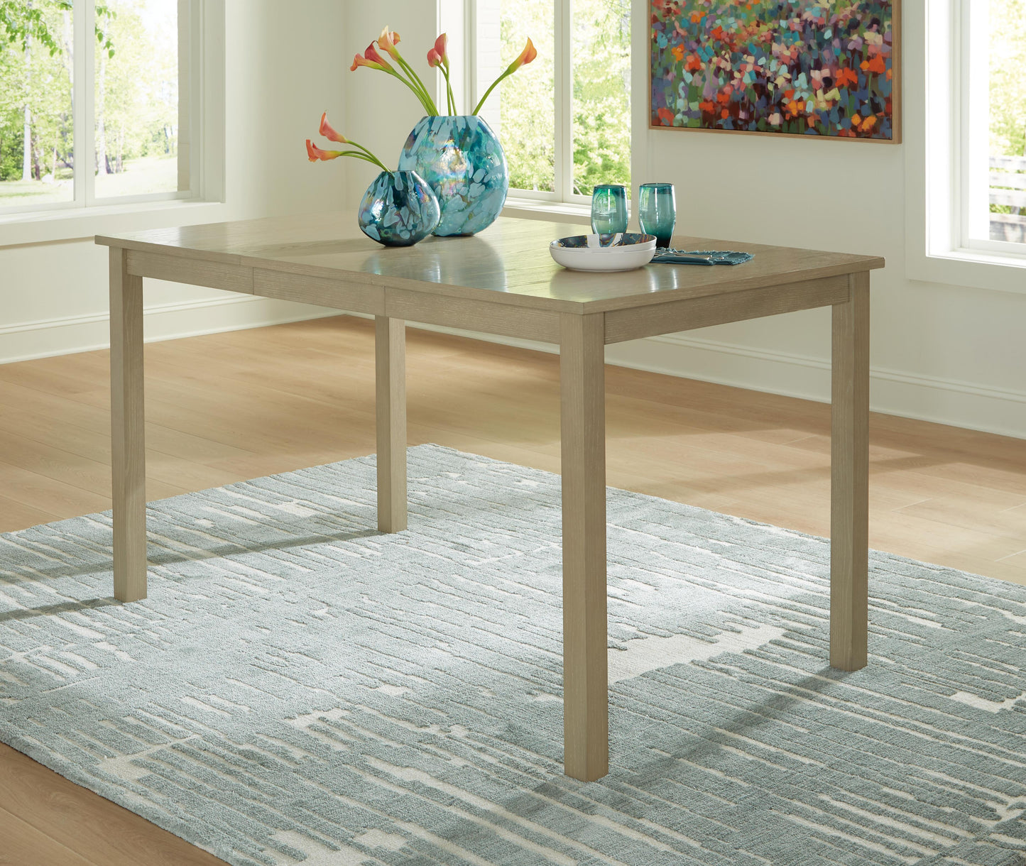 Mesa de Comedor Extensible Altura Desayunador Calmoro
