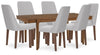 Mesa de Comedor Extensible y 6 Sillas Lyncott