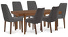 Mesa de Comedor Extensible y 6 Sillas Lyncott