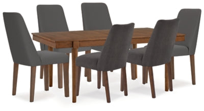 Mesa de Comedor Extensible y 6 Sillas Lyncott