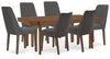 Mesa de Comedor Extensible y 6 Sillas Lyncott