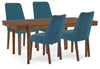Mesa de Comedor Extensible y 4 Sillas Lyncott